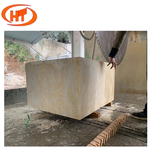 Natural Honey Color Marble Cheap Price High Quality