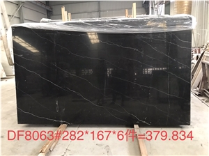 Nero Marquina Marble Slabs & Tiles Guangxi New Arrived