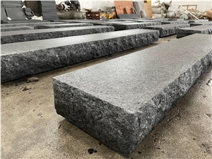 Black Angola Granite Stone Steps Stair Treads