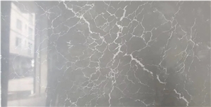 Engineered Artificial Thunder Grey marble Quartz Slabs Tiles
