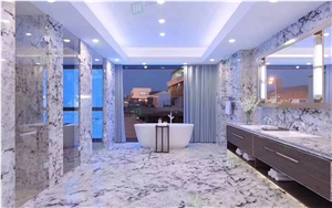 High-End Blue Ice Jade Marble for Home and Hotel Decoration