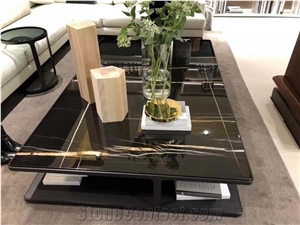Black Laurent Marble for Table & Interior Design