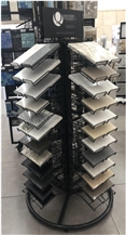 Quartz and Porcelain Sample Tower Display Rack