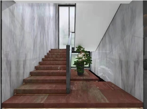 Polished Rose Red Marble tiles&slabs in China for buliding
