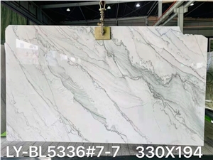 Brazil Calacatta White Marble Polished Slabs & Floor Tiles