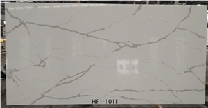 white marble look quartz slabs