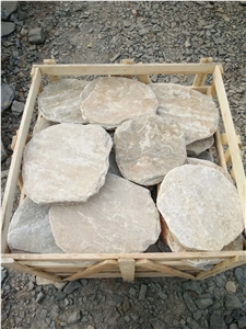 Outdoor Natural Round Slate Garden Stepping Stone