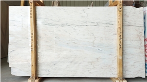 Portuguese Marble slabs white and brown vein