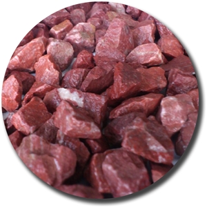 China red stone aggregate gravel