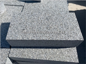 G654 dark grey granite paving stone