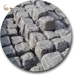 Tumbled Black Basalt Cobble Stone Paver