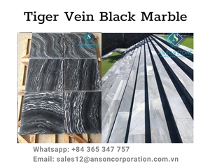 Hot Deal Hot Sale For Black Marble Tiger Vein