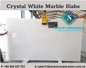 Hot Sale Hot Promotion For Crystal White Marble Slabs 