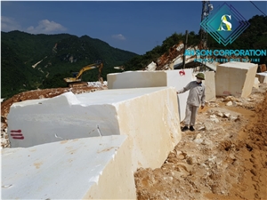 Vietnam Super White Marble Blocks