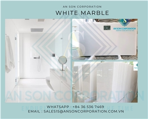 white marble with the best natural quality from Vietnam