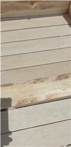 Limestone Deck Stairs for Exterior