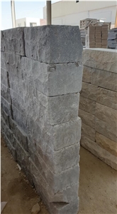 Limestone split wall cladding tiles, Cleaved stone  