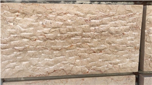 Jerusalem Cream Limestone Split face,combed wall tiles