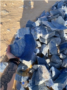 Azul Macaubas Blue Gravels, Pieces, Boulders