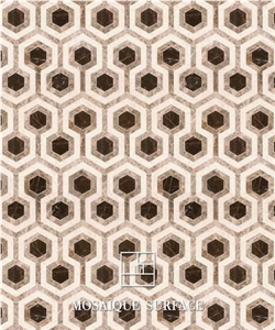 Aballe A la Carte Collection Marble Mosaic Pattern