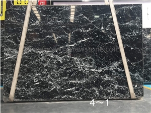 Froest Snow Marble Slab, Italy Black Marquina Slab Tile