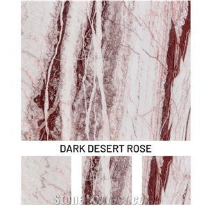 Dark Dersert Rose Onyx-White Onyx
