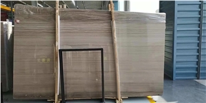 China Athens Wood Grain Marble White Silver Vein Wall Tile