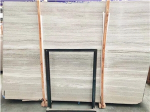 China White Wood Slab Wall Floor TIles Decoration Used