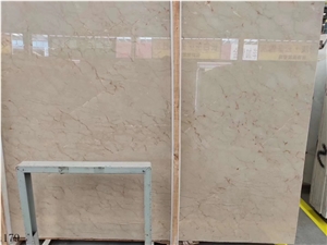 Iran Shanna Spider Beige Marble Red Line  For Countertop Use