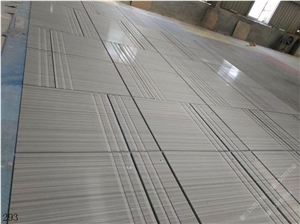 Linlang Gem Grey Marble in China stone market slab