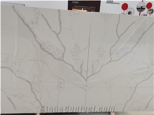 Artificial Quartz Slab Stone Kitchen Background Cover