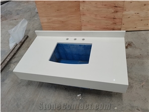 China Suppliers Artificial Quartz pure white Stone Prices