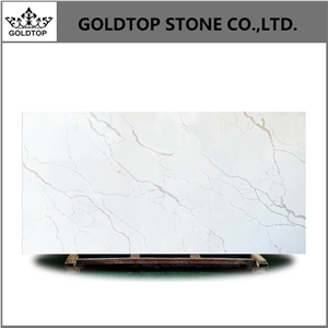 Quartz Marble Look Slab Vanity Worktop Engineered Stone