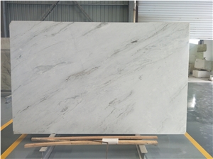 Italian White Carrara Statuario Polished Marble Countertop