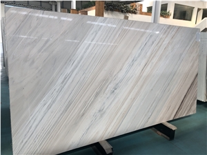 Polished White Palisandro Marble Slabs For Floor & Wall Tile