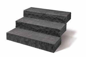 Basalt Stairs for Landscape Block Steps