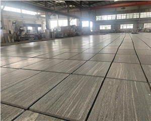 China Wood Grain Granite Tiles For Courtyard Pavers