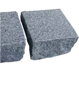 Black Granite Cube Stone, Cobble Stone