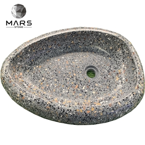 Inorganic Concrete Terrazzo Bathroom Kitchen Sink Wash Basin