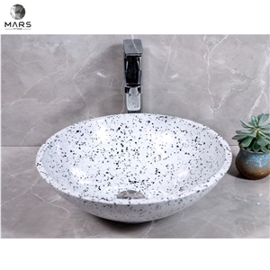 Inorganic Concrete Terrazzo Stone Bathroom Toilet Wash Basin