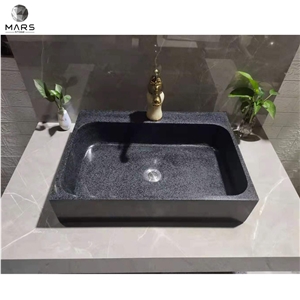 Terrazzo Style Design Popular Waterproof Pedestal Wash Basin