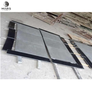 2-3cm ShanXi Black Granite Floor Tile Meter Price