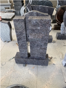 2021 Headstone Germany Style Bahama Blue European Tombstone