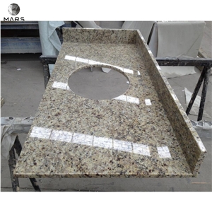 Customized Prefab Imported Brazil Gold Granite Countertops