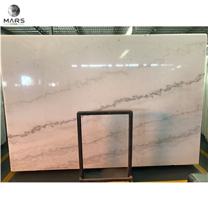 Factory Cheap Price Natural Guangxi White Marble Big Slabs 