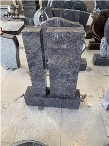 Hot Sale Aurora Rose Granite Grave Markers MemorialHeadstone