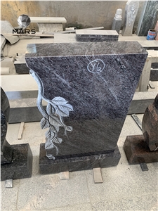 Popular Aurora Rose Granite Grave Markers Memorial Tombstone