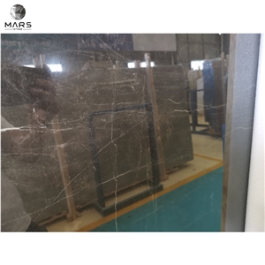 Popular Coffee Mousse Dark Brown Marble Slabs Cut to Tiles