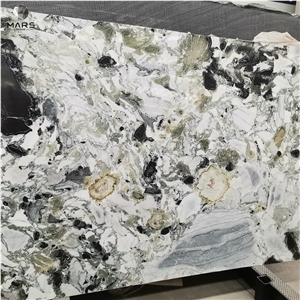 Popular Ice Jade Marble Green Jade Stone Slabs and Tiles