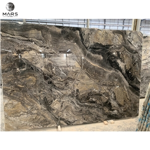 Popular Venetian Brown Marble Natural Stone Big Slabs